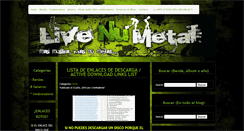 Desktop Screenshot of livenumetal.es