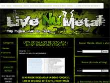 Tablet Screenshot of livenumetal.es